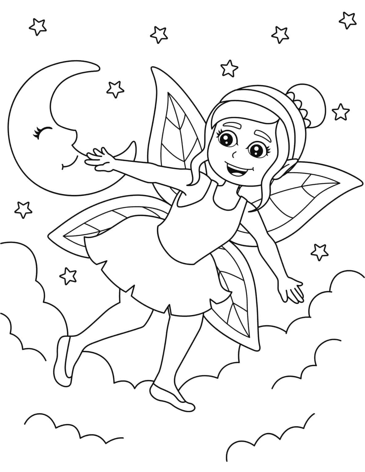 20 Free Printable Fairy Coloring Pages - Prudent Penny Pincher (Again)