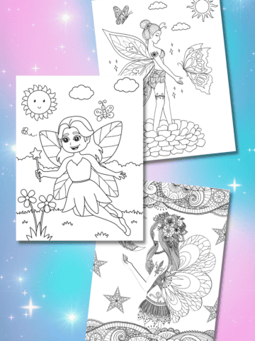 fairy coloring pages