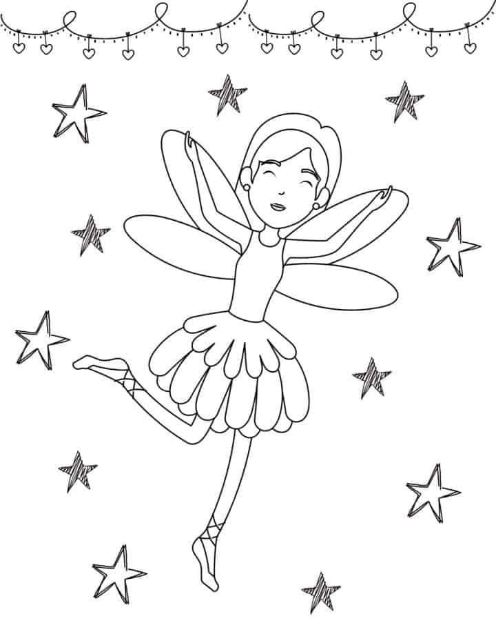 20 Free Printable Fairy Coloring Pages - Prudent Penny Pincher