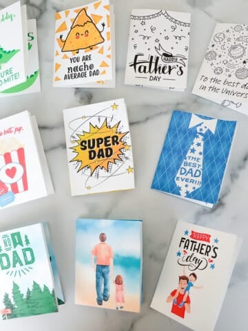 10 free printable fathers day cards