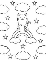 30 Free Printable Cat Coloring Pages - Prudent Penny Pincher