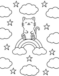 30 Free Printable Cat Coloring Pages - Prudent Penny Pincher