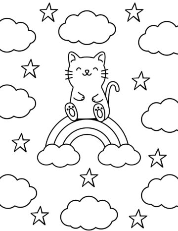30 Free Printable Cat Coloring Pages - Prudent Penny Pincher
