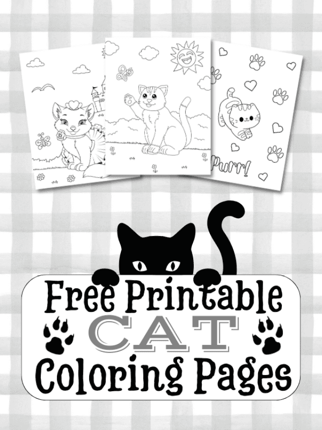 Free Printable Cat Coloring Pages