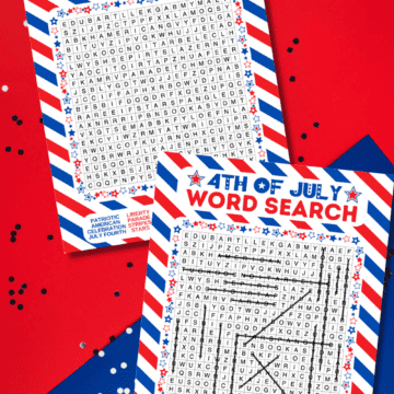 free printable 4th of July word search