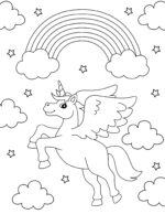 20 Free Printable Unicorn Coloring Pages - Prudent Penny Pincher