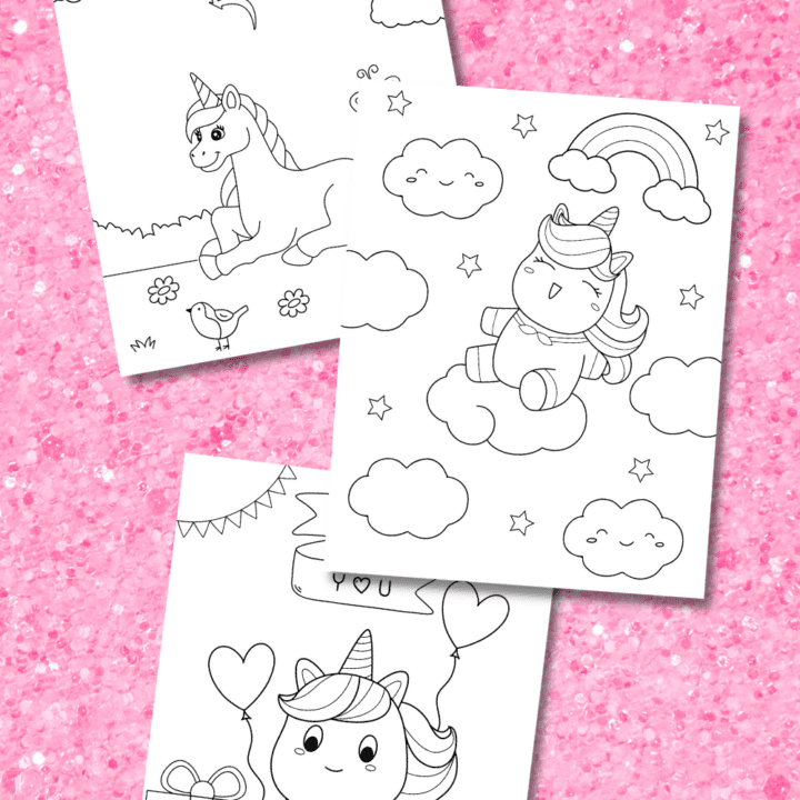 free printable unicorn coloring pages for kids