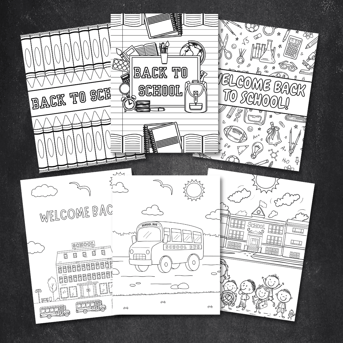 Printable Binder Covers to Color: Free Download for Back-to-School