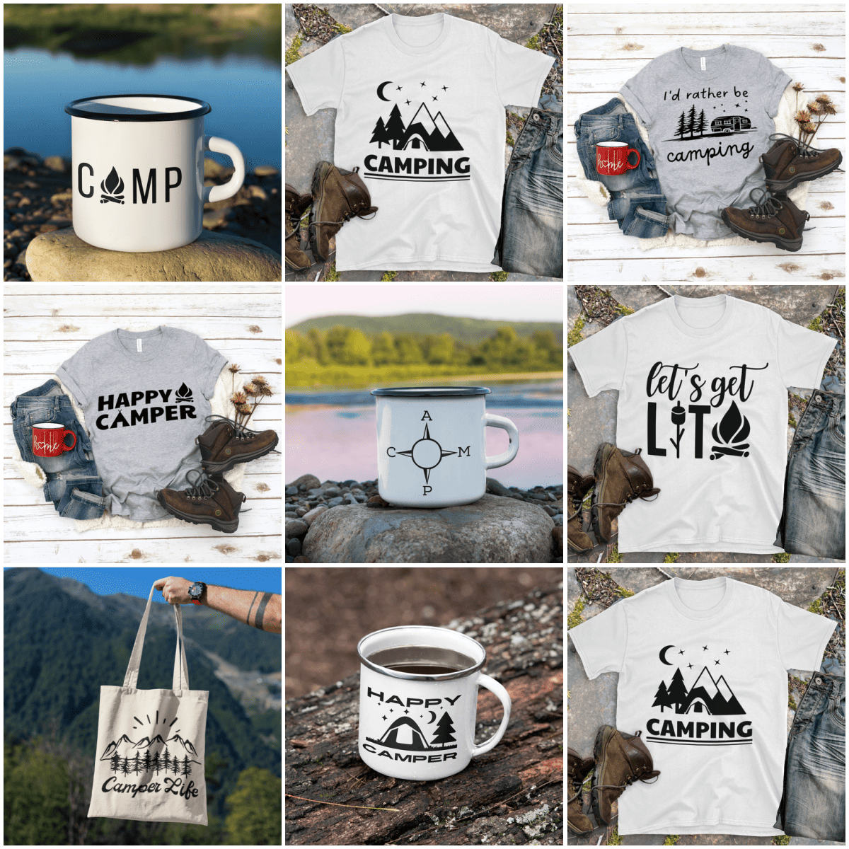 free camping svg designs