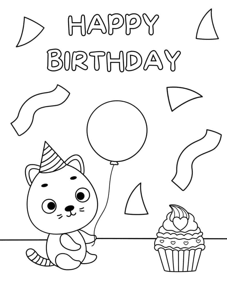 Girly Coloring Pages for Kids, Girls, Boys, Teens Birthday School