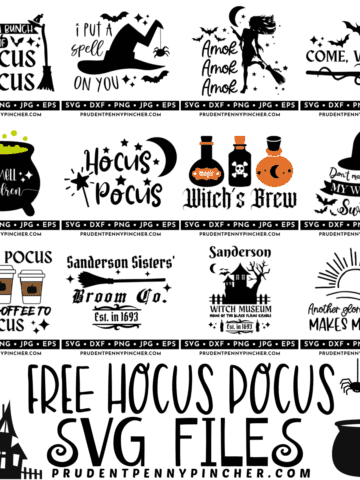 Free Hocus Pocus SVG Files