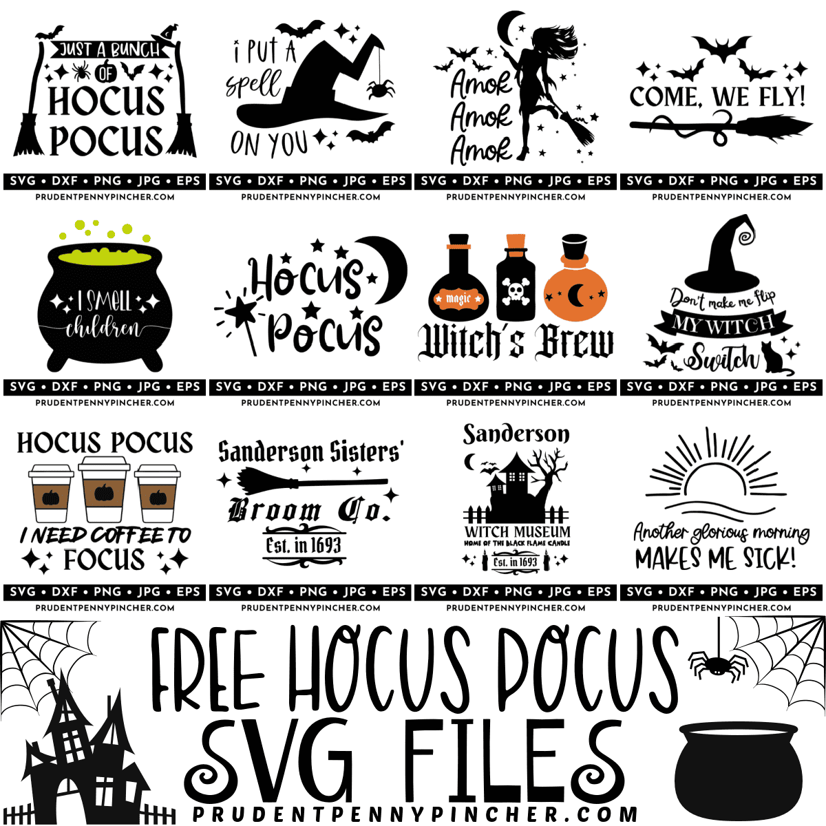 Free Hocus Pocus SVG Files