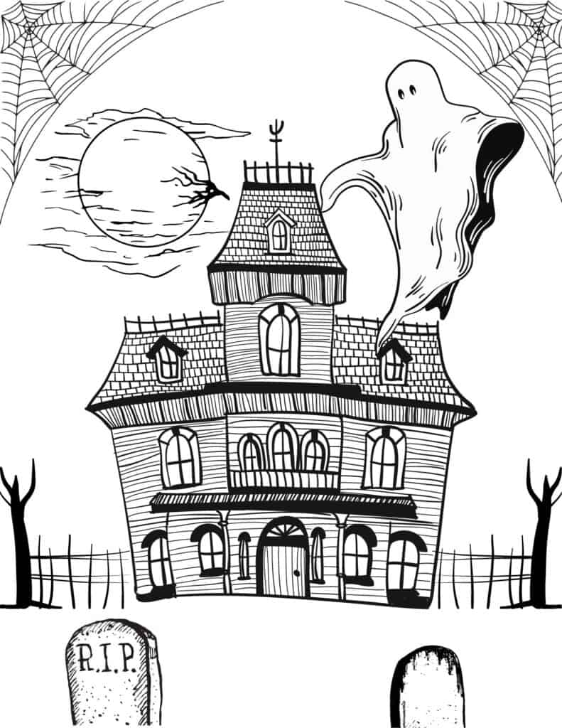 haunted mansion sketch