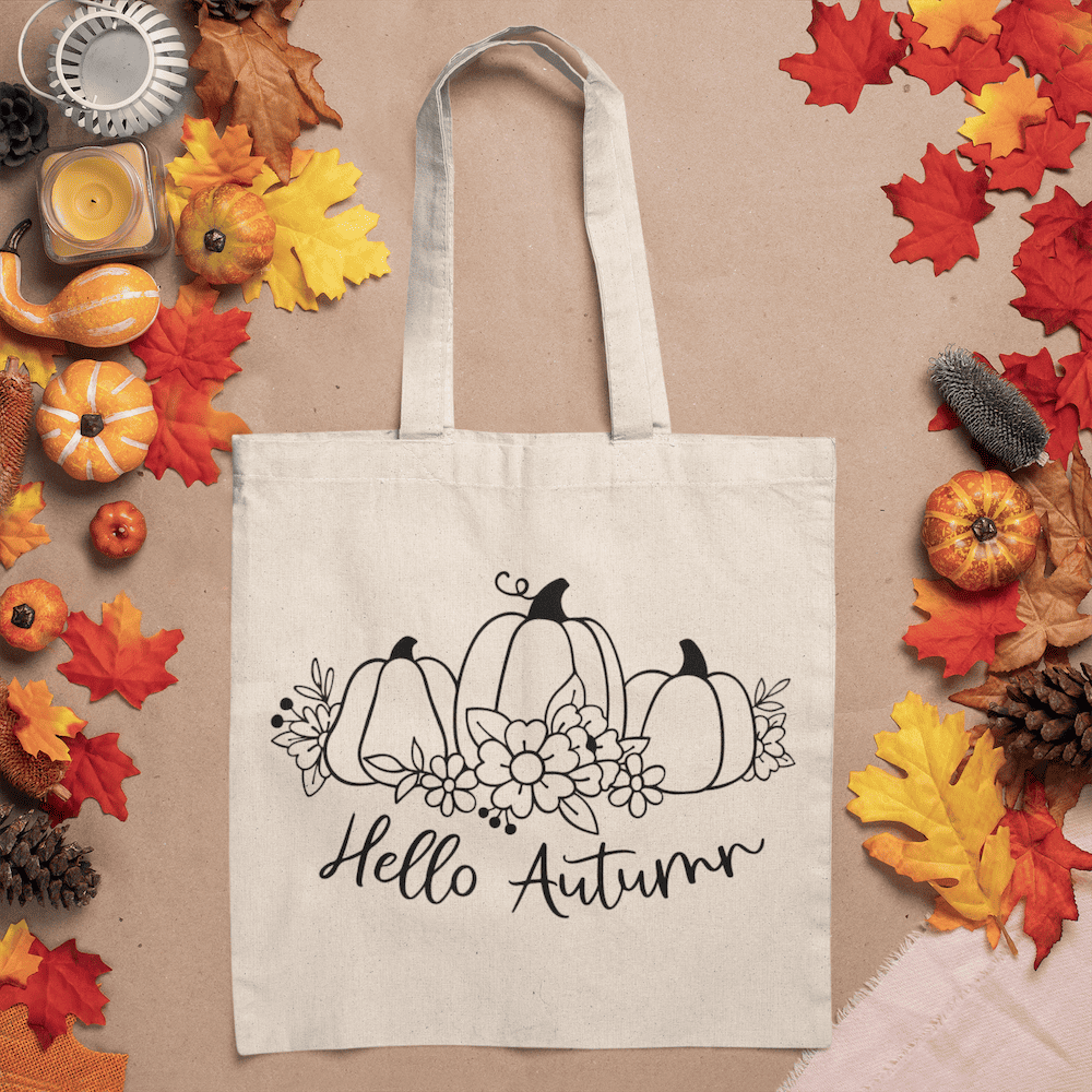 hello autumn svg