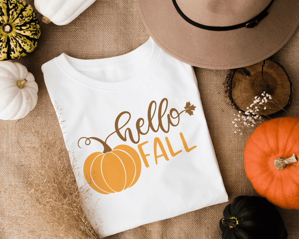 hello fall svg