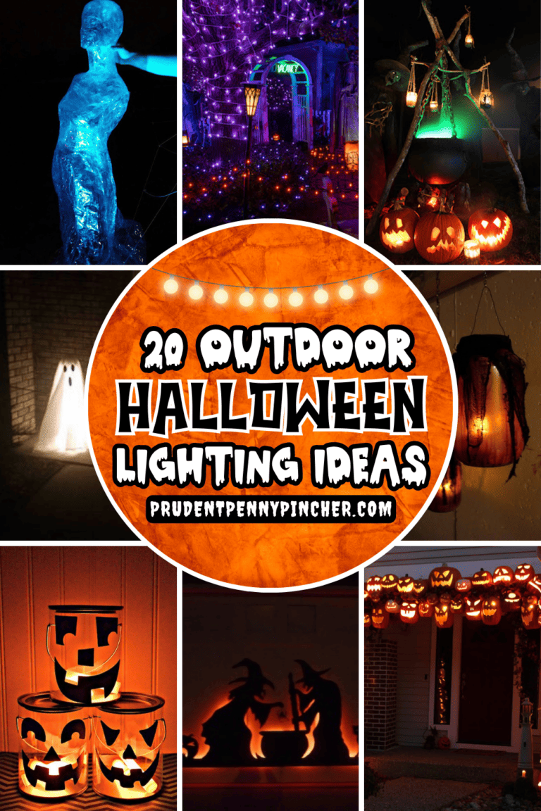 20 DIY Outdoor Halloween Lighting Ideas Prudent Penny Pincher