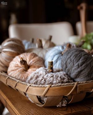 Braided Yarn Pumpkins