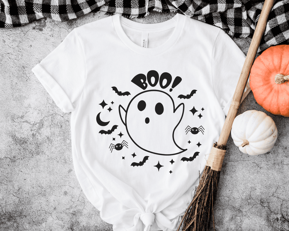 boo cute ghost t-shirt