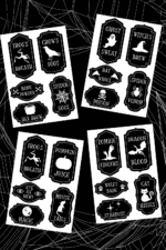 Free Printable Potion Bottle Labels for Halloween - Prudent Penny Pincher