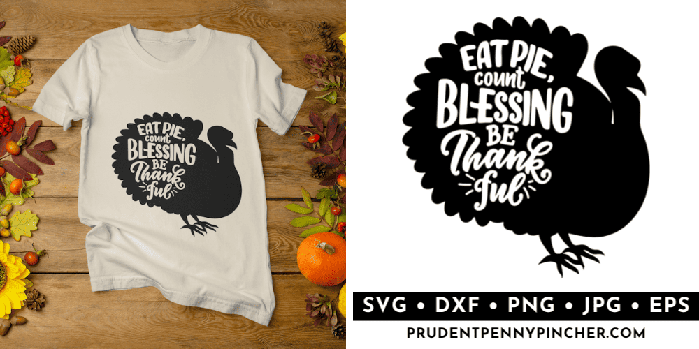 eat pie and count blessing svg