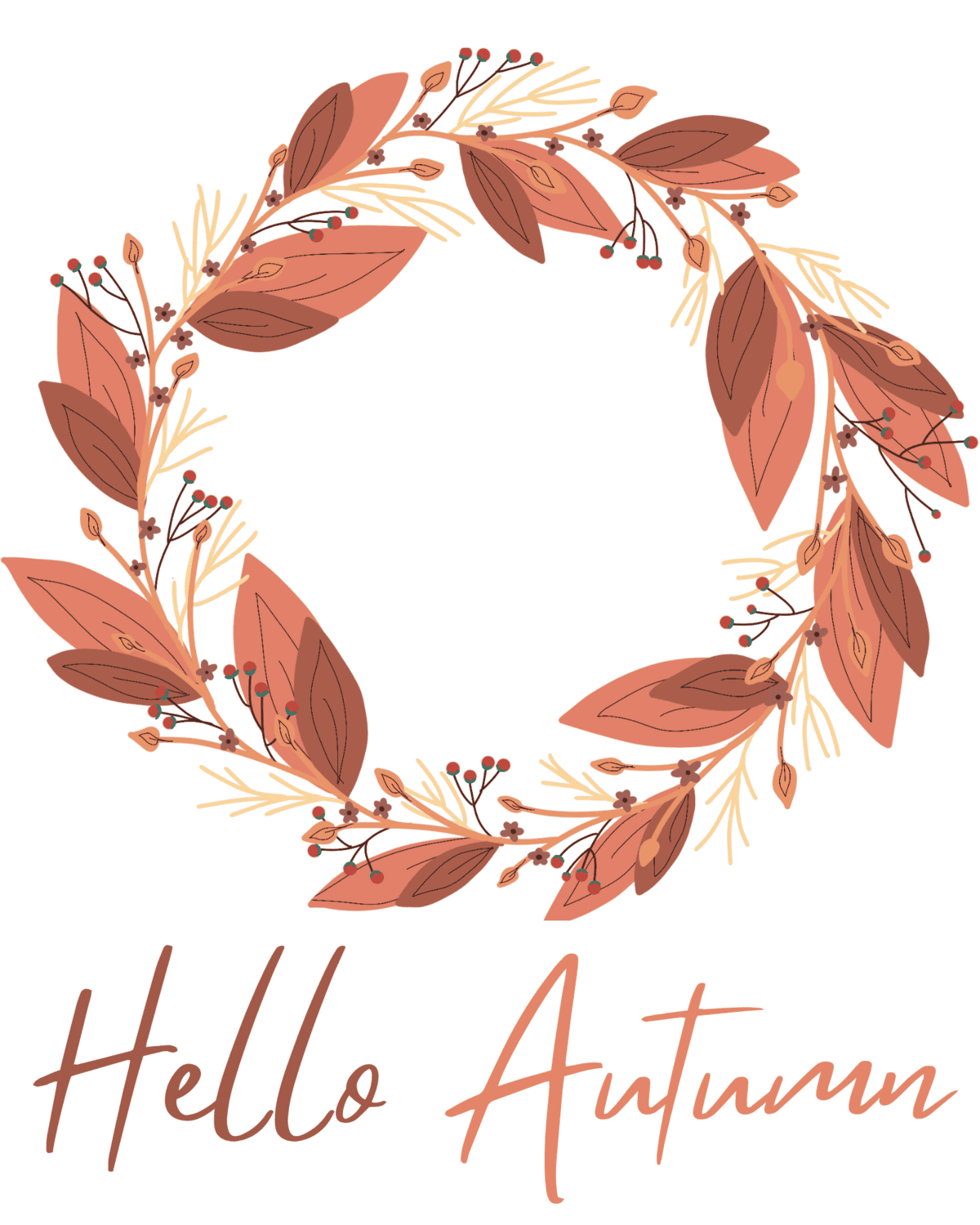 Hello Autumn Wreath