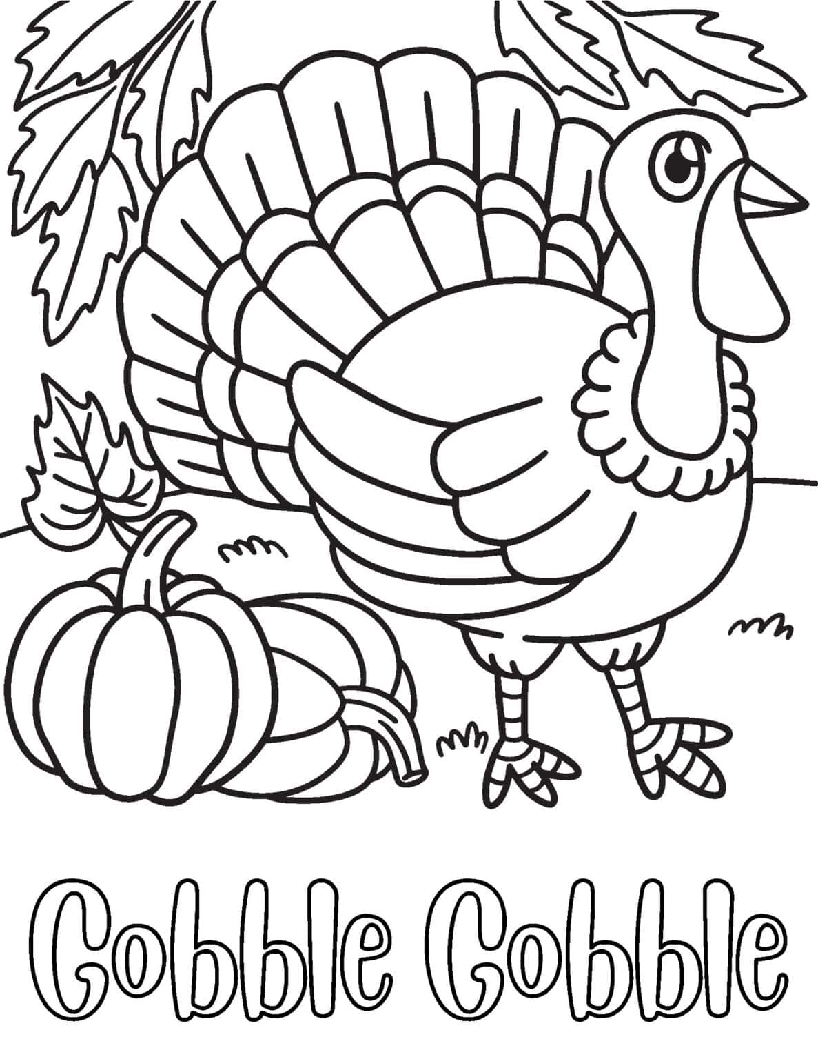 45 Free Thanksgiving Coloring Pages for Kids and Adults - Prudent Penny ...