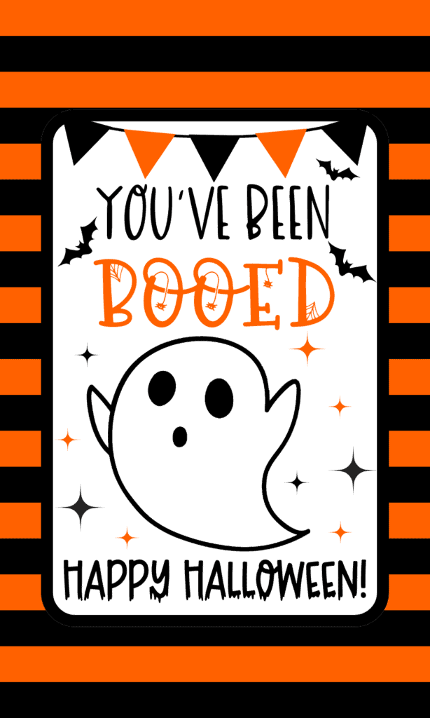 Free You ve Been Booed Printable Signs Prudent Penny Pincher
