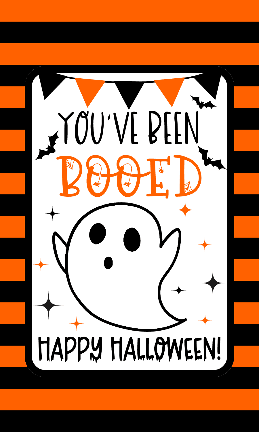 BOO POEM for Neighbors Printable Halloween Card 