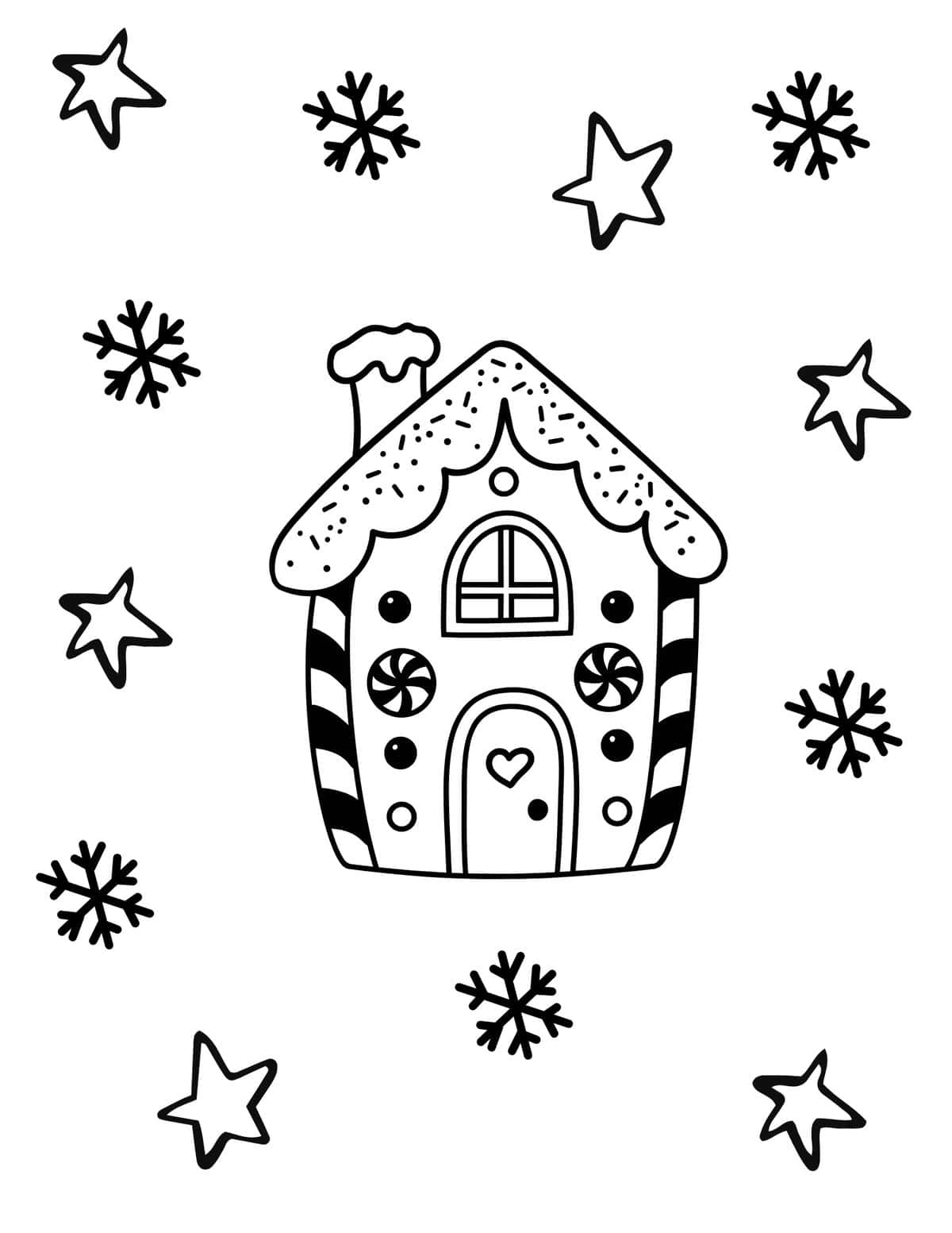 cookie coloring page