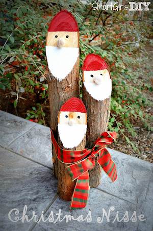 Christmas Santa Logs