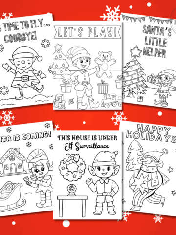 25 Free Winter Coloring Pages for Kids - Prudent Penny Pincher