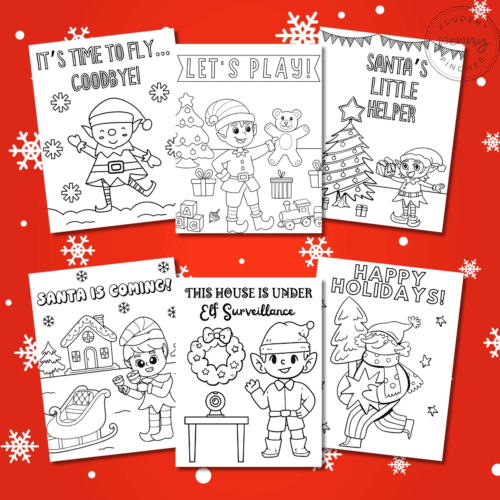 500 Free Christmas Coloring Pages - Prudent Penny Pincher