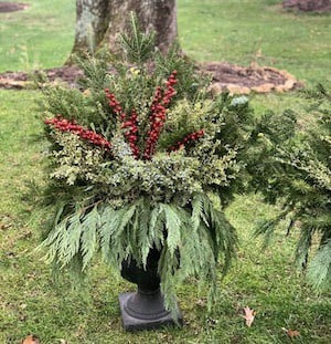 winter planters