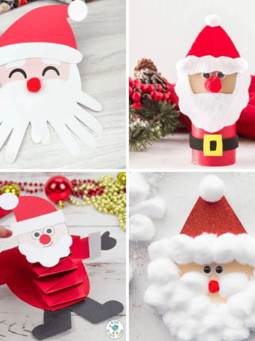 santa crafts featured