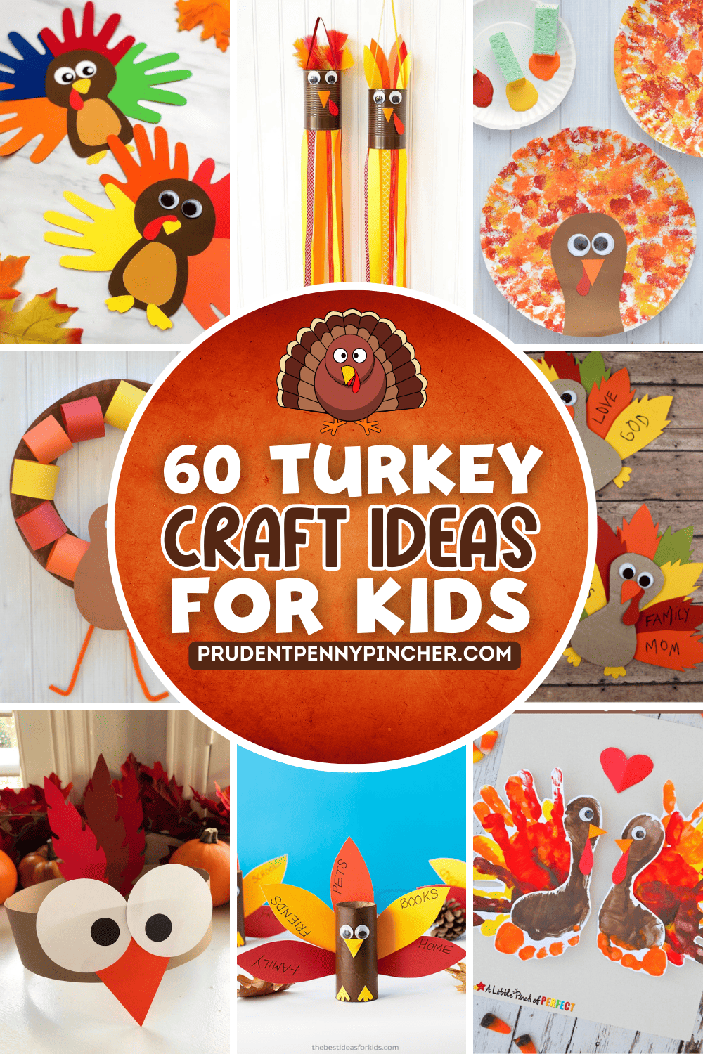 Toilet Paper Roll Turkey Kid Craft - The Resourceful Mama