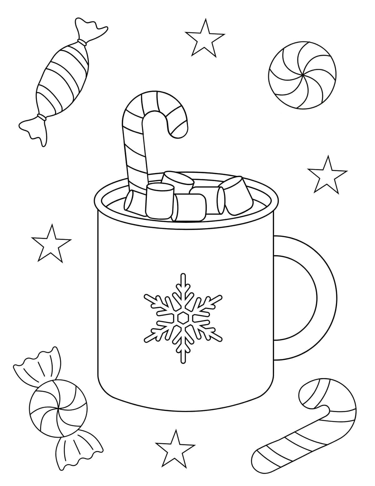 Free Printable Winter Coloring Pages for Kids & Adults