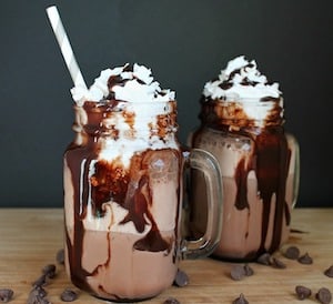 frozen hot chocolate