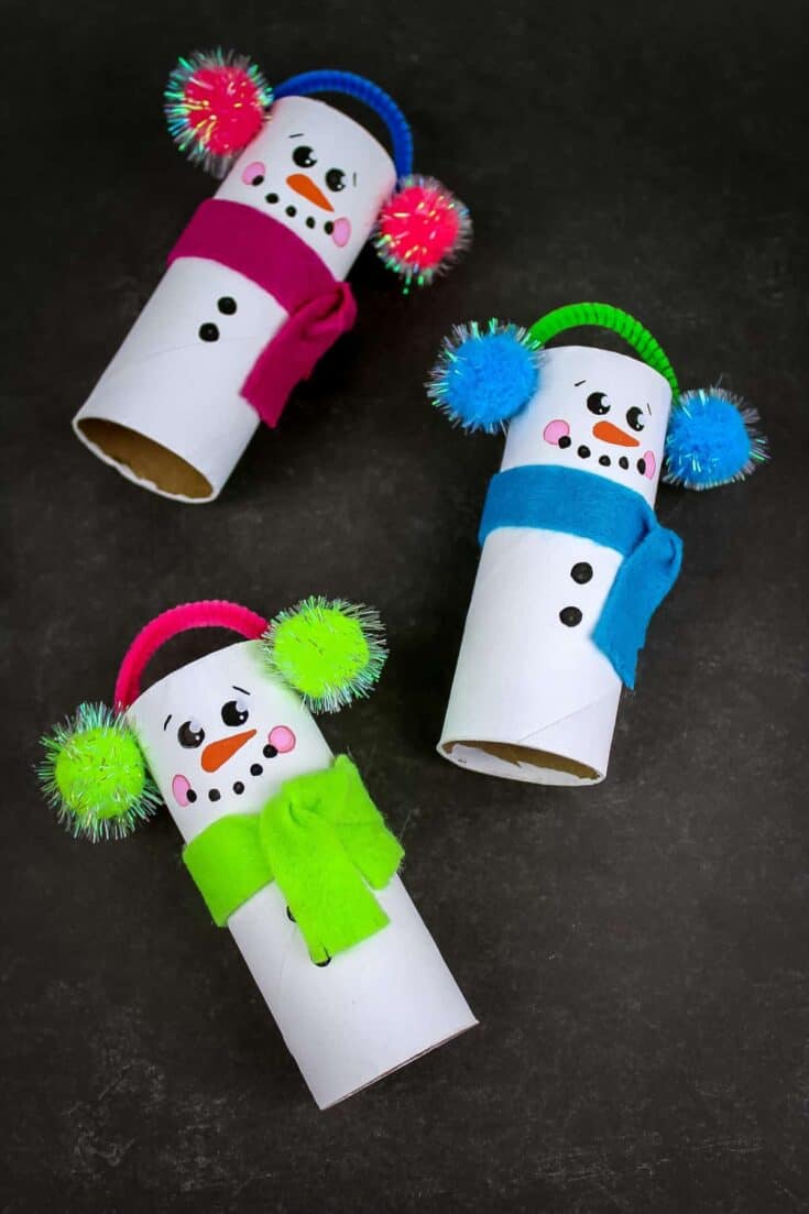 3D Foam Stickers Creative Hands Snowman Winter Scrapbooking