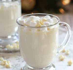 white hot chocolate