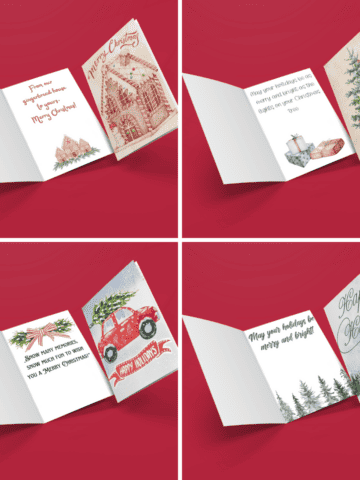 christmas printable cards