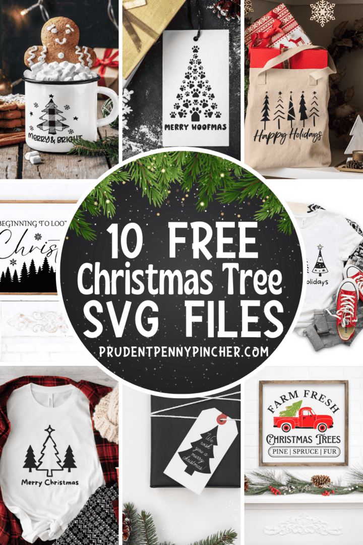 Free Christmas Tree SVG Files - Prudent Penny Pincher