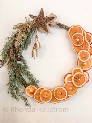Dried Orange Wreath 