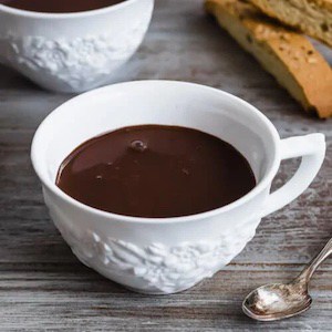 Italian style hot chocolate