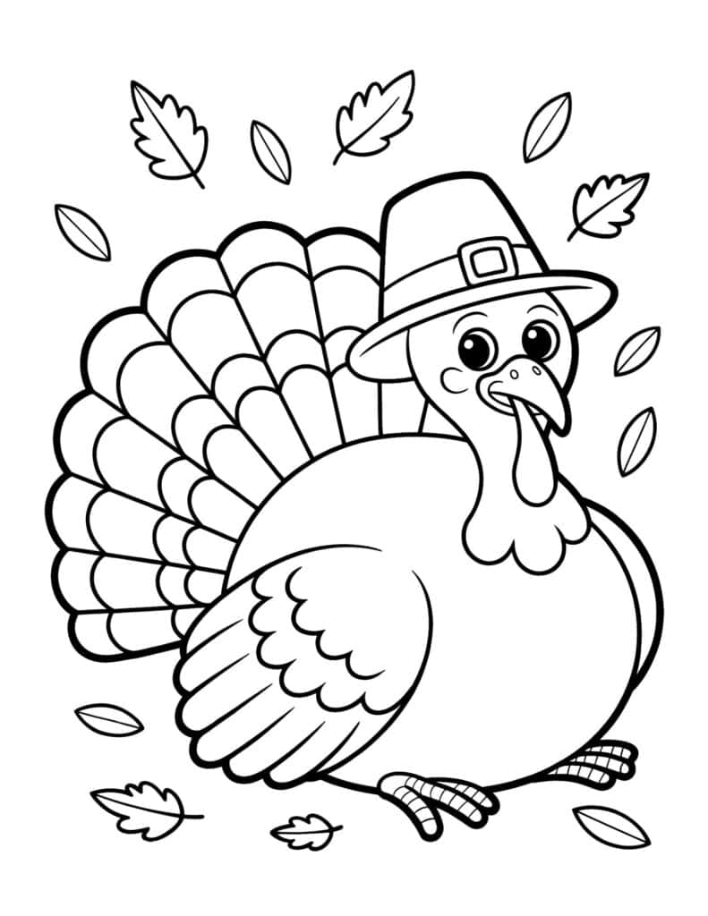 45 Free Thanksgiving Coloring Pages for Kids and Adults - Prudent Penny ...