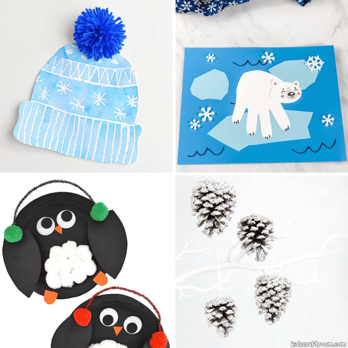 25 Fun and Easy Winter Crafts for Kids - Prudent Penny Pincher