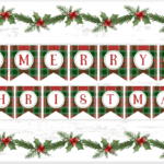 christmas banner printable