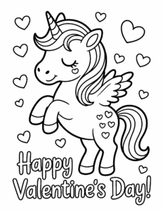50 Free Valentine Coloring Pages for Kids - Prudent Penny Pincher