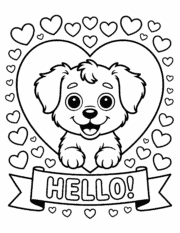 50 Free Valentine Coloring Pages for Kids - Prudent Penny Pincher