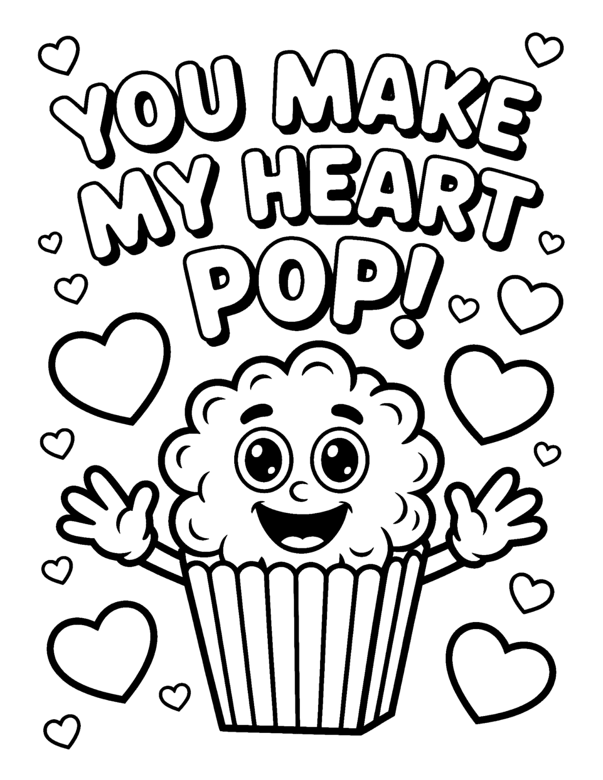 50 Free Valentine Coloring Pages for Kids - Prudent Penny Pincher