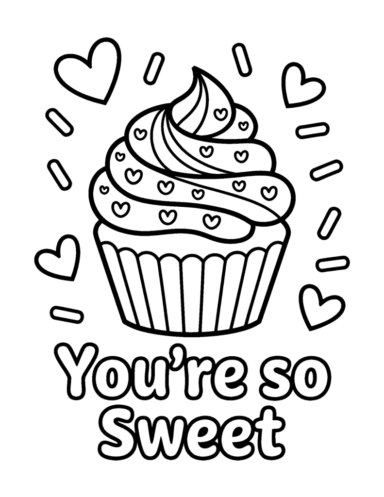 50 Free Valentine Coloring Pages for Kids - Prudent Penny Pincher